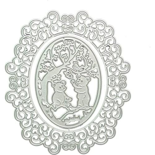 Metal Cutting Dies For Scrapbooking Little bear Stencils DIY Album Cards Decoration Embossing Folder Die Cuts New