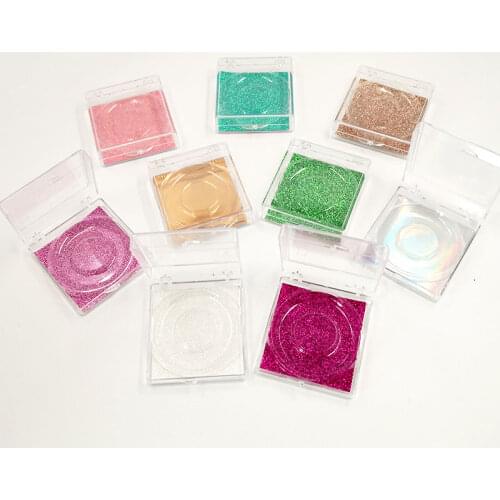 NEW 20set/lot Packing box for eyelash blank eyelashes plastic package all transparent lid tray Eyelashes DIY packing box