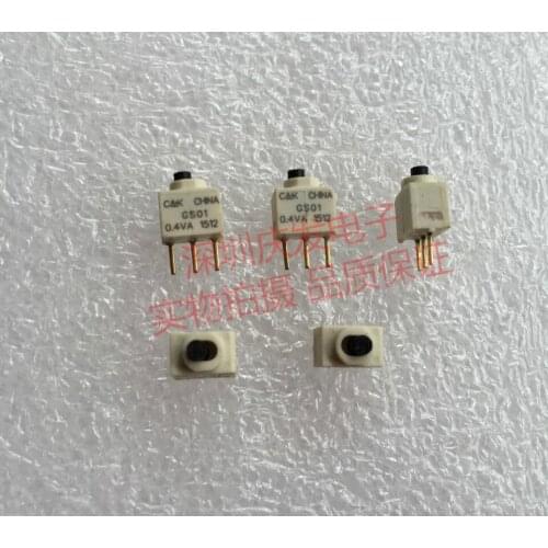 Original new 100% GS01 slide switch 3pin 2 gear 0.4VA 20V micro toggle switch