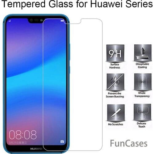 Transparent Screen Glass for Huawei P20 Lite P10 Plus 9H HD Glass on Huawei P8 P9 Lite 2017 Tempered Glass Film for P20 Pro P10