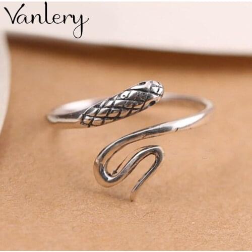 Romantic Charming Open Snake Ring for Women Vintage Boho Party Rings Gothic Punk Jewelry Gifts for Girls