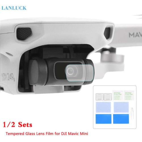 Camera Lens Protective Film for DJI Mavic Mini/Mini 2 9H Tempered Glass Film Anti-Scratch Screen Protector Accessories