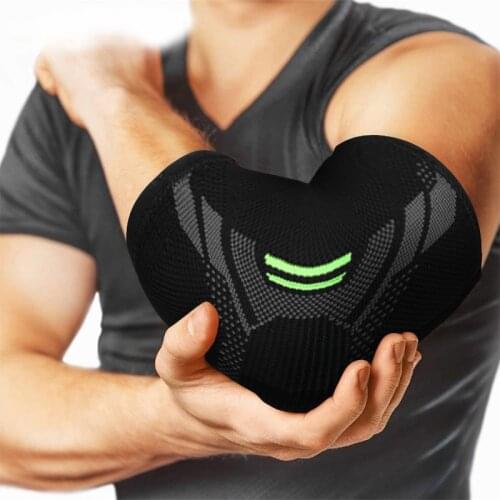 1/2pcs Elbow Pads Brace Compression Support Sleeve Adults Elastic Elbow Band Cover Injury Sleeve Pad Reduce Pain S--X