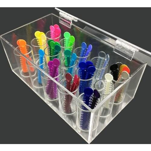 1Pc Dental Ligature Tie Box Case Orthodontics Ligature Ties Holder Multifunctional Box for Dental Lab