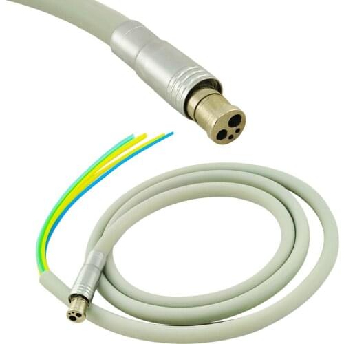 5 PCS Dental 4 Holes Handpiece Hose Tube with Connector for High Speed Handpeice High Quality