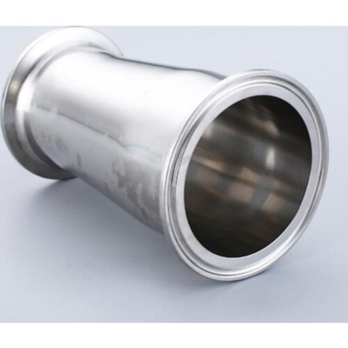 57mm 2.25" to 32mm 1.25" Pipe OD 2.5" to 1.5" Tri Clamp Reducer SUS 304 Stainless Sanitary Pipe Fitting Homebrew
