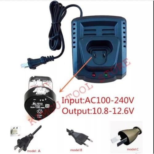 AC110-220V Charger DC10WA Replace for Makita BL1013 10.8V Li-ion Battery CL104Z CL100DW CL100DWZ CL100DZ Vacuum Cleaner