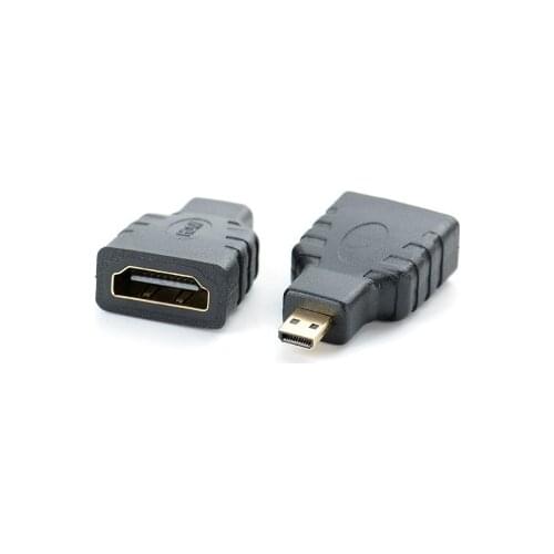 Micro-HDMI to HDMI Adapter Gold-Plated 1080P Micro HDMI Male To Standard HDMI Female Extension Adapter