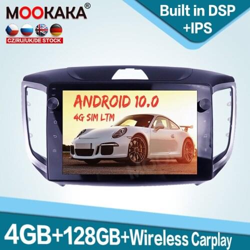 128GB Carplay Android 10.0 Car Multimedia Player for Hyundai ix25 2015-2018 Auto Radio GPS Navigation Audio Stereo Head Unit