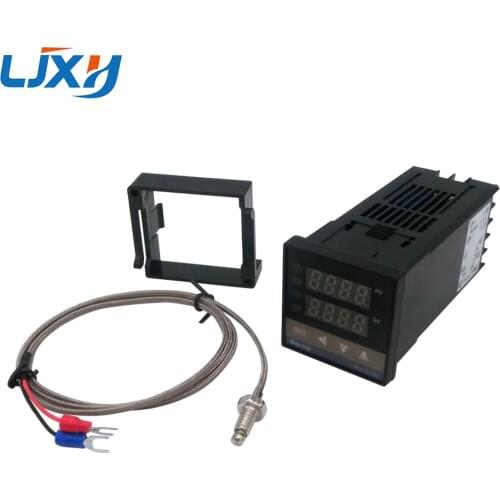 LJXH Heating Element Parts Type K thermcouple with REX-C100 Controller for Controller Heater Temperature