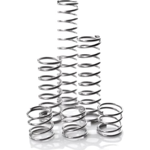 FUMAO 1pcs stainless steel wire diameter 1.0mm Corrosion resistant Pressure Compression Spring 1.0*11*10-50