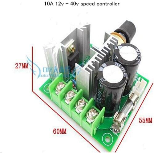 12V 24V 40v DC motor speed controller 10A PWM Automatic transmission Voltage regulator module