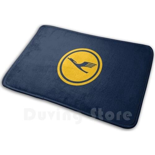 Lufthansa Carpet Mat Rug Cushion Lufthansa Aviation Jet Plane Pilot Captain Stripes Airways Boeing Airbus Airplane Runway