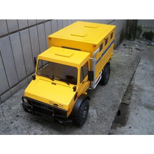 1/10 scale Rock Crawler Fire Army 4X4 Truck Unpainted Body For Cross HG-P401 402 403 RC8WD AXIAL SCX10 D90 90027 90028 90035