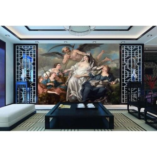 3d wallpaper custom photo Sistine Queen Scythe Angel background living room home decor 3d wall murals wallpaper for walls 3 d