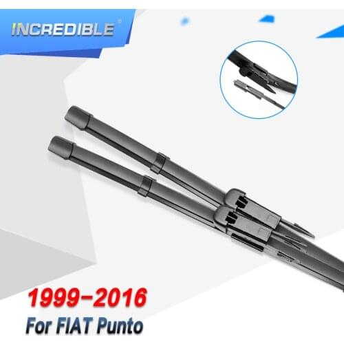 INCREDIBLE Wiper Blades for FIAT Punto Evo / Punto 3 Doors / Punto 5 Doors / Grande Punto Model Year from 1999 to 2016