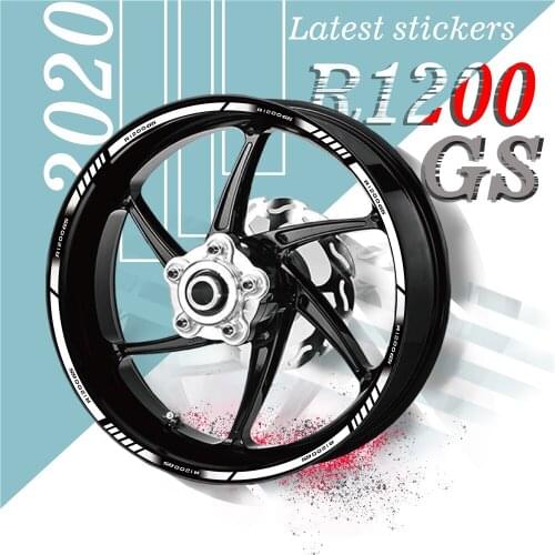 New Motorcycle inner wheel Stickers rim reflective decoration decals car accessories For BMW R1200GS r1200 gs r 1200gs
