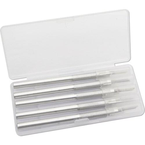 Olive Core Carving Knife 5pcs DIY Wood Cutter Aluminum Handle Wood Carving Knife Set With Combination Packages