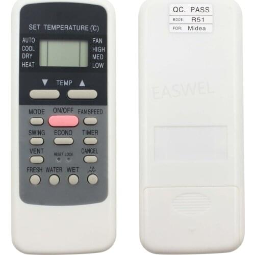 Remote Control For EcoAir Air Conditioner R51I4/BGE R51I4/BGCE R51I19/BGE