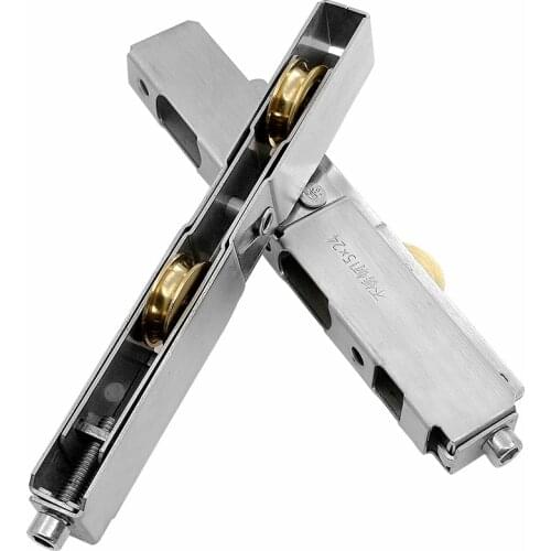 Sliding Door Plastic Steel Window Pulley Aluminum Alloy Brass Wheel Muted Roller House Hardware