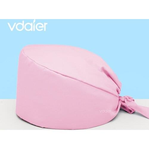 Solid color operating room cap Working Cap Scrub Hat Cotton Scrub cap for Women & Men nursing accessories gorro enfermera