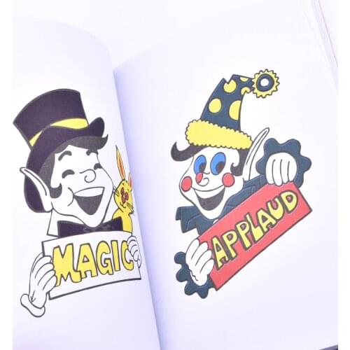 A Fun Magic Coloring Book Small Size Magic Tricks Close Up Magia Mentalism Illusion Gimmick Props Magica Toys for Kids