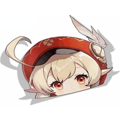 Cartoon Anime Vinyl Waterproof Sunscreen Scratch-Proof Material Stickers Window Trunk Bumper Car Styling Decoration Kk13*10cm