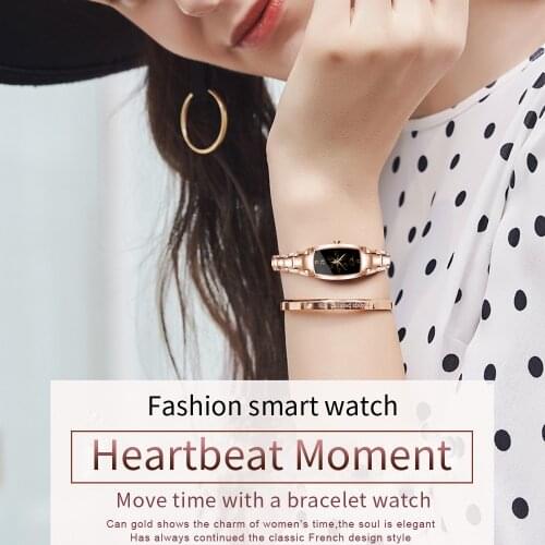 Eseed Womens watches Fitness Bracelet Smart Watch Heart Rate Monitoring Call reminder H8 Pro Woman watch For Android IOS