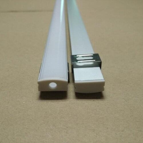 Free Shipping Hot Flat cabinet led aluminum mounted profile slim screwed led light bar aluminum channel 2m/pcs 100m/lot
