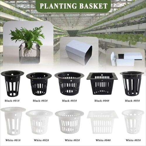10pcs Heavy Duty Hydroponic Mesh Pot Net Cup Basket Hydroponic Aeroponic Plant Grow Garden Clone