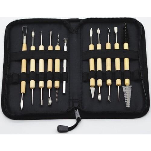 11-piece set clay carve pottery sculpture knife sculpture pottery hand-made model tool set