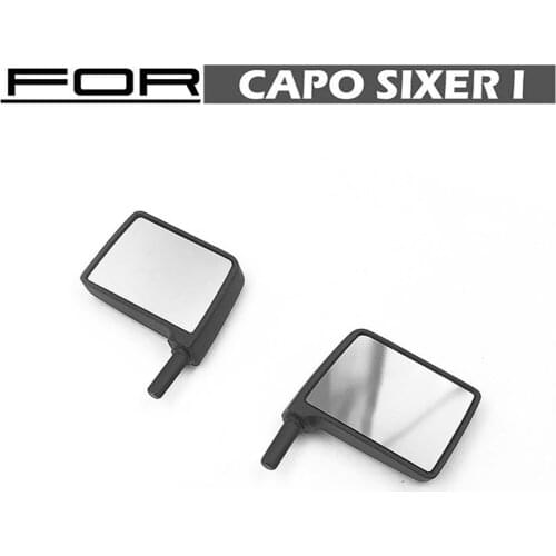 2pcs Anti-fingerprint Rearview Mirror Reflector for 1/6 Capo Samurai Jimny RC Car Accessories
