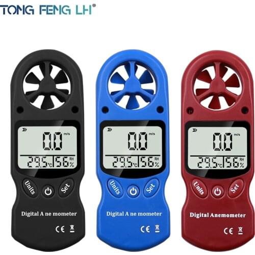 Mini handheld multifunctional digital temperature and humidity meter Anemometer Anemometer Anemometer Anemometer