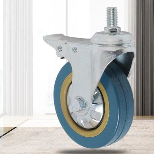 4 inches PVC Wear-resistant Industrial Equipment Swivel Caster Wheel with Brake