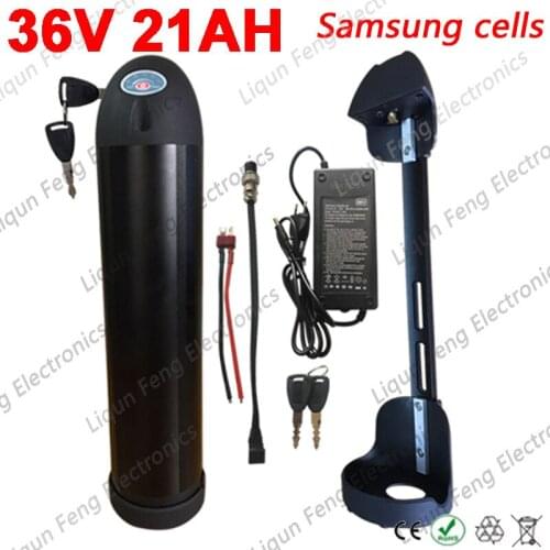 36V Water Bottle 36V 8Ah 10Ah 12Ah 13Ah 15Ah 18Ah 20Ah E-Bike Battery With Samsung Cell for Bafang 500W 350W 250W Bicycle Motor