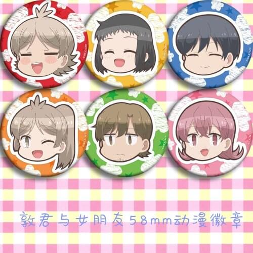 Anime badges 58 mm My Sweet Tyrant Brooch round Acrylic badges