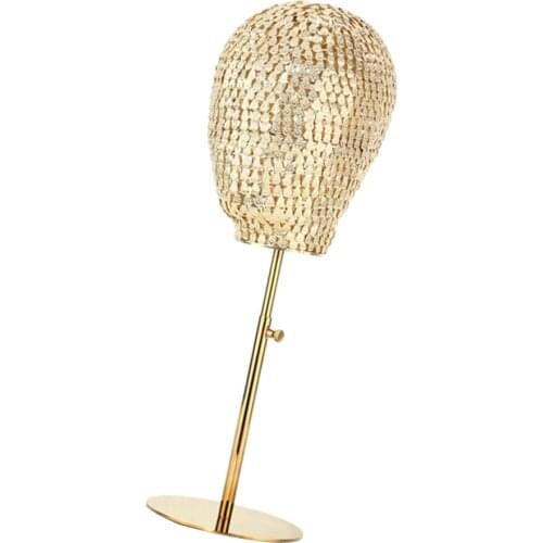 Shiny Adjustable Hat Toupee Jewelry Glasses Display Storage Stand Mannequin