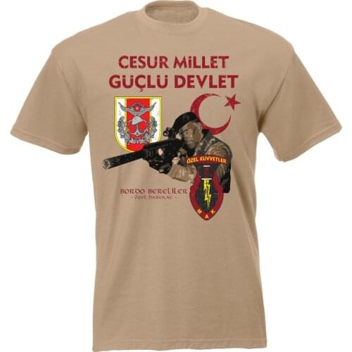 Bordo Bereliler Tsk Turkiye Turkei Turkey Sniper Special Forces New Fashion Brand Street Hip Hop Fitness Irish T Shirts