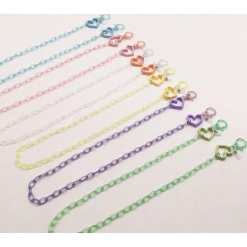 Solid Color Chain For Mask Glasses Women Men Acrylic Sunglasses Chains Lanyard Reading Eyeglasses Cord Neck Strap Rope