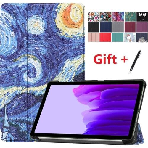 Case for Funda Tablet Samsung Galaxy Tab A7 lite 8.7 2021 SM-T220/SM-T225 8.7'' Tri-fold PU Leather Magnetic Stand Tablet Cover