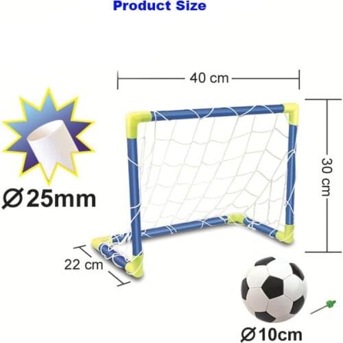 Kids Football Soccer Goal Post Nets Sport Training Match Children football play set Full size 30x40cm