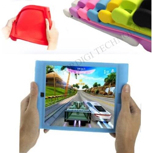 Children Kids Gel Soft Rubber Silicone Shock Proof Case Stand Cover Protector for iPad Mini 1/2/3/4 Retina with Free Shipping)