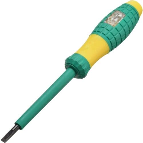 Electrical Tester Pen 220V Screwdriver With Voltage Accurate Test Power Detector Probe For Industry Mine 4*75mm Mayitr