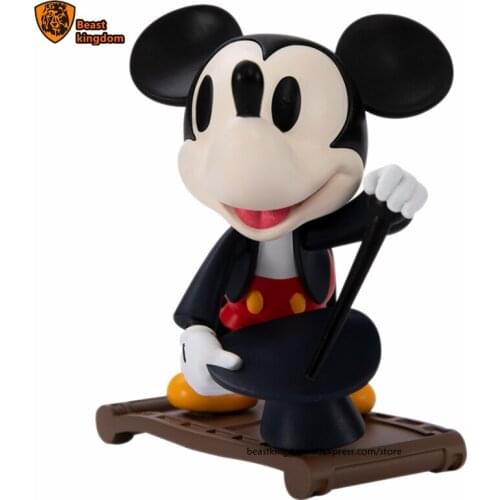 Beast kingdom Disney Genuine Mickey 90th magician Mickey MINI EGG ATTACK SERIES Garage Kits Model Kits Collect gifts Toy Figures