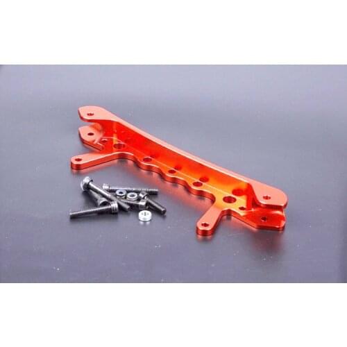 CNC Alloy Rear Absorber Rail Set Shock Brace for 1/5 HPI Rovan KM BAJA 5B 5T 5SC RC Car Parts