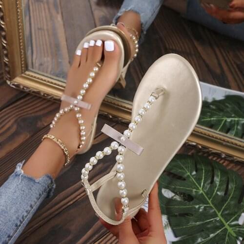 Summer Shoes For Women Slip on Sandals Clip Toe Fashion Rhinestone Bling Fat Shoes Female Sandalias 2020 Beach Ladies Footwear