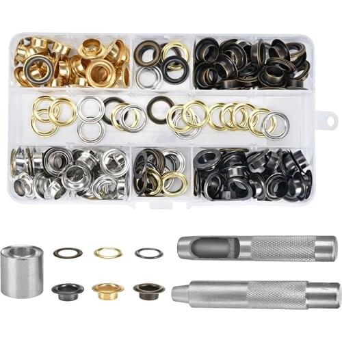 10mm/13mm Eyelet Pliers Set Grommet Tools Kit Puncture Eyelets for Tarpaulin Leather Bags Paper Fabric