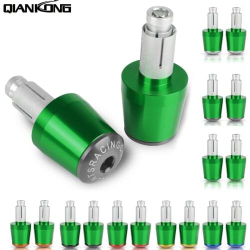 Motorcycle Hand Bar Ends Slider Handle Bar End Grips Cap FOR KAWASAKI ZX6R ZX636R ZX6RR 2000-2004 KLE500 ZX6R 636 2007-2016