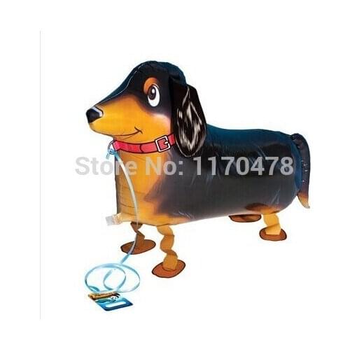 New styles ,20pcs/lots wholesales dachshund walking balloon , foil pet balloon , 54X41cm free shipping
