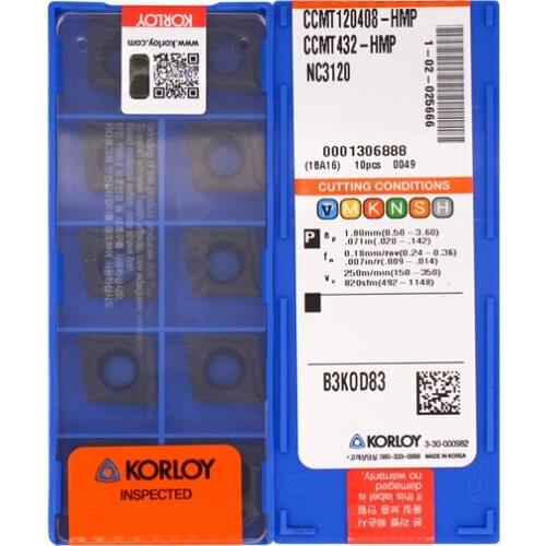 Original Carbide Insert CNC CCMT120404/08-C25/HMP NC30203120 PC9030 Milling Inserts